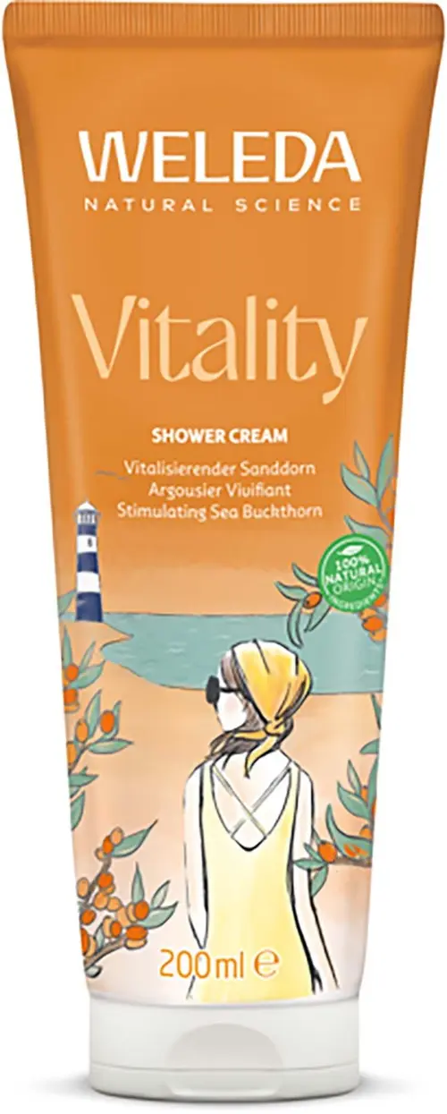 Weleda Vitality Shower Cream Sea Buckthorn 200 ml