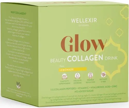 Wellexir Glow Beauty Collagen Drink Lemonade 30x6g