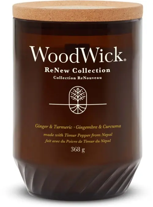 WoodWick Ginger & Tumeric Renew Candle Large