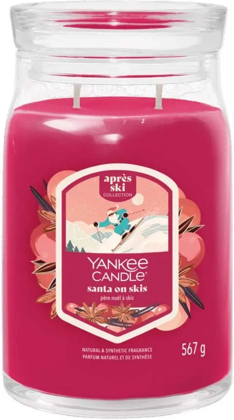 Yankee Candle Signature Large Jar Santa On Skis