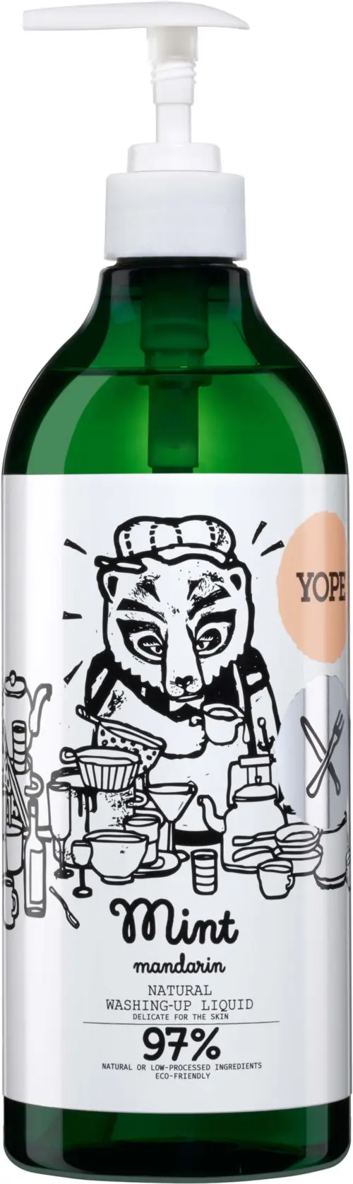 YOPE Kitchen Natural Washing-Up Liquid Mint & Mandarin 750m