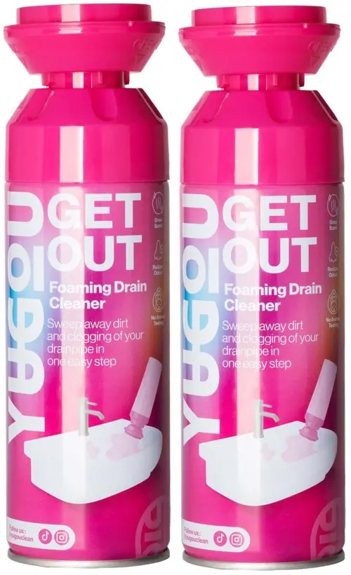 YUGOU Get Out Foam Drain Cleaner Duo
