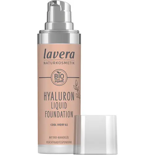 Kjøp Lavera Foundation Cool Ivory 02 Hyaluron Liquid 30 ml - Mecindo