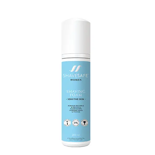 Kjøp ShaveSafe Shaving Foam Sensitive Skin Woman 200 ml - Mecindo