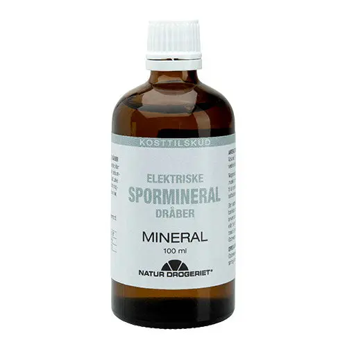 Natur-Drogeriet Spormineral Dråper Bio Elektrisk | 100 ml