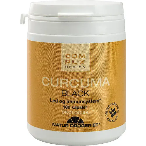 Kjøp Natur-Drogeriet Curcuma Black med Gurkemeie og Sort Pepper Øko