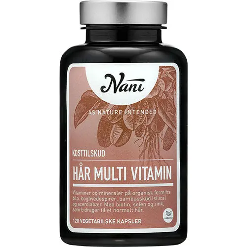 Kjøp Nani Hår Multivitamin 120 Kapsler - Fri frakt - Mecindo