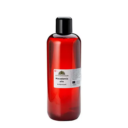 Kjøp Urtegaarden Macadamia olje Øko 500 ml  - Mecindo