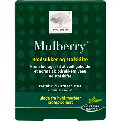 Kjøp New Nordic Mulberry 120 Tabletter - Mecindo