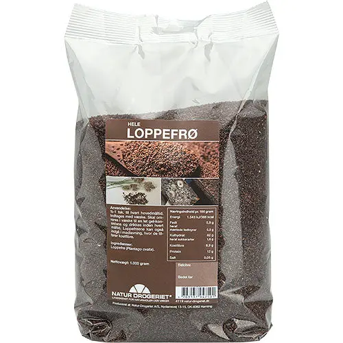 Kjøp Natur-Drogeriet Psyllium Loppefrø 1 kg - Fri frakt - Mecindo