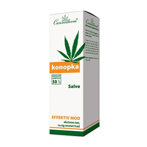 Cannaderm Konopka Salve for tørr, grov og sprukket hud | 75 g