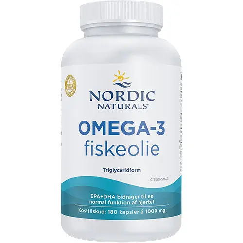 Kjøp Nordic Naturals Omega 3 m. sitrussmak 180 Kapsler - Mecindo