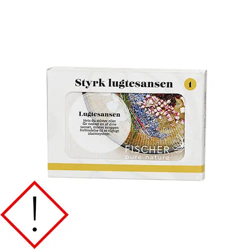 Fischer Pure Nature Styrk Luktesansen Kit 1, 4 x10 ml Eteriske Oljer Eukalyptus Øko, Origanum, Ingefær, Sedertre
