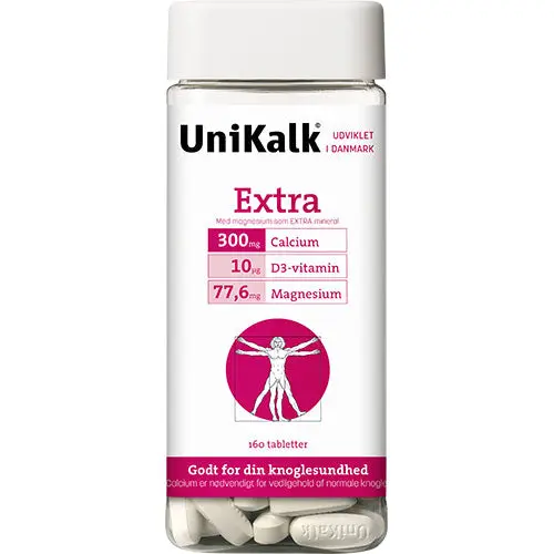 Unikalk Extra | 160 tabletter
