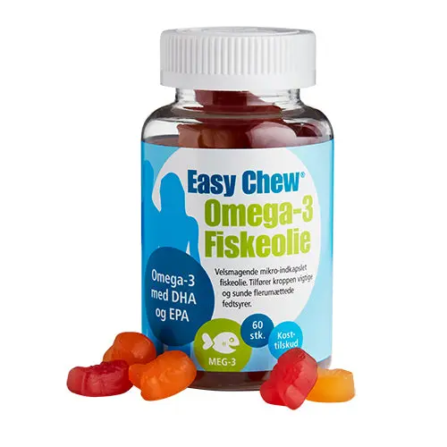 Kjøp Easychew Omega-3 60 Stk - Mecindo