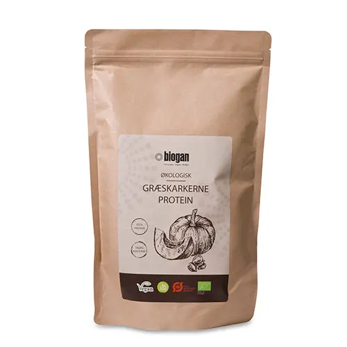 Biogan Gresskarkjerner Protein Vegan Økologisk | 550 g