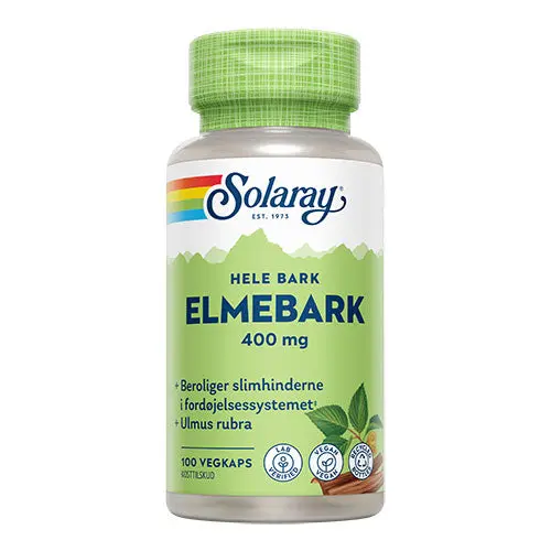 Kjøp Solaray Rød Almbark 400  mg 100 Kapsler - Mecindo