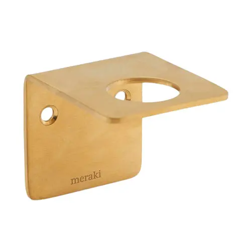 Kjøp Meraki Bottle Hanger - Brushed Brass - Mecindo