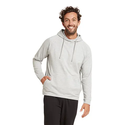 Kjøp Boody Bambus Menn Pullover Hoodie Lysgrå - Fri frakt - Mecindo