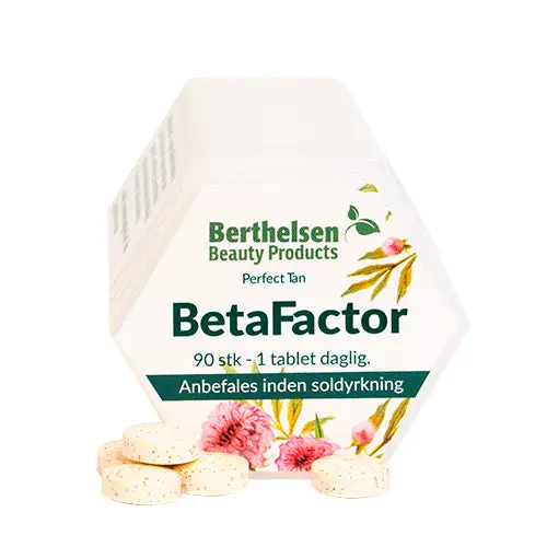 Kjøp Berthelsen Betakaroten Beta Factor 90 Tabletter - Mecindo