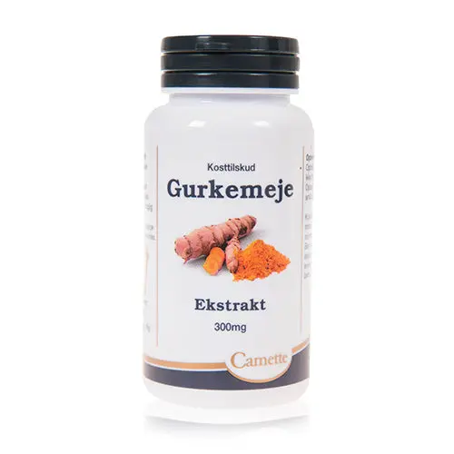 Kjøp Camette Gurkemeie ekstrakt 90 Kapsler - Mecindo
