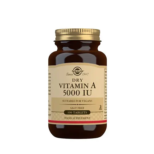 Solgar A-Vitamin | 100 tabletter