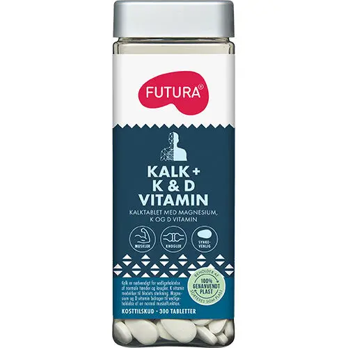 Kjøp Futura Kalk + K & D Vitamin 300 Tabletter - Mecindo