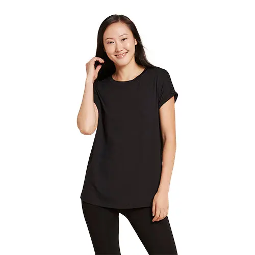 Boody Downtime Lounge Top Svart