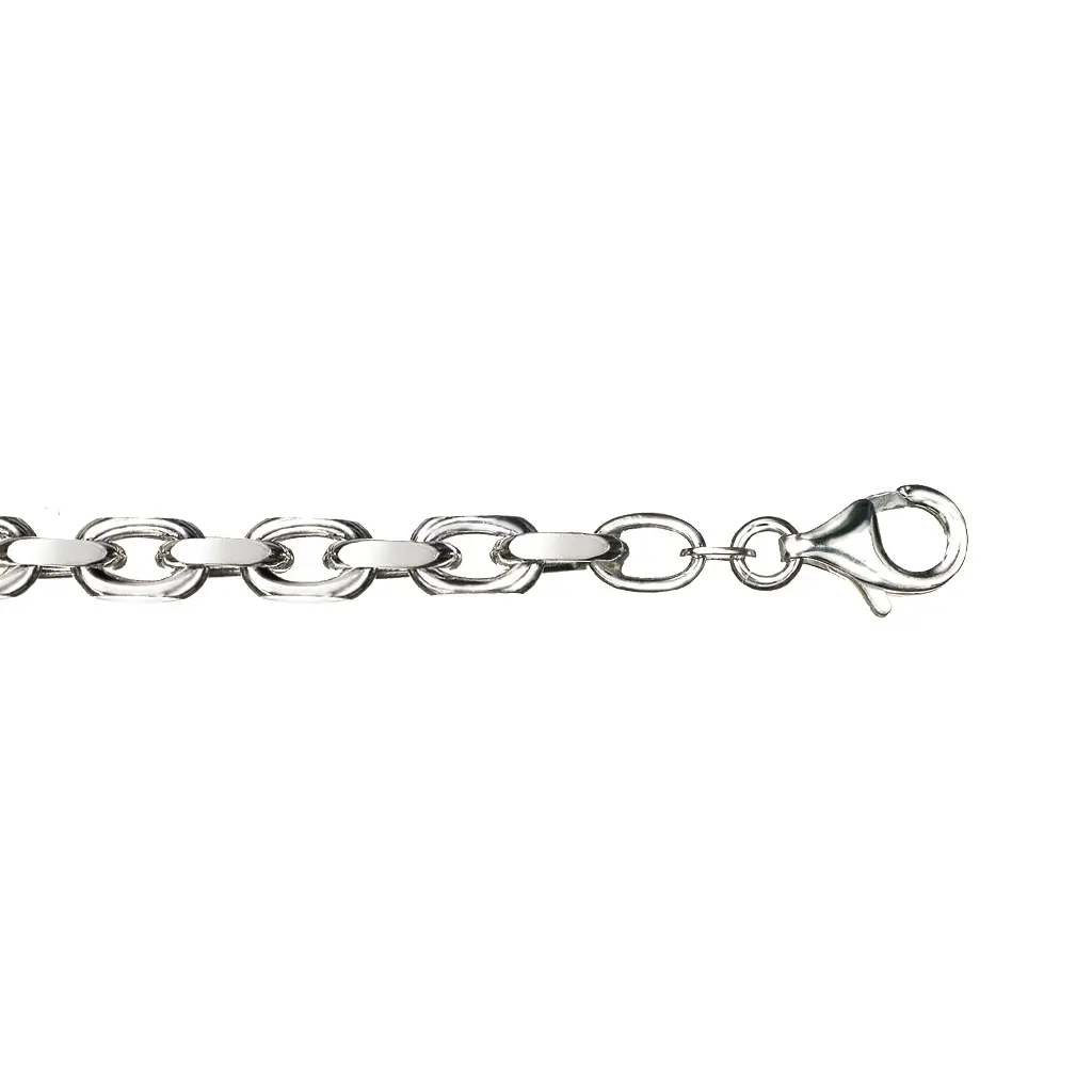 Pan Jewelry, Anker kjede i 925 sølv 5,4 mm, 45-50 cm