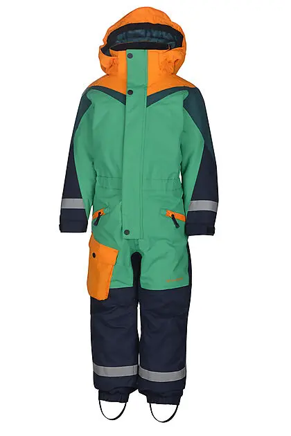 JOTUNHEIM Rabalder parkdress Holly Green/Bright Marigold Barn
