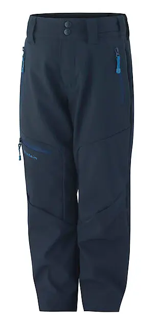 JOTUNHEIM Lomstind softshell bukse Mini Black Iris/Estate Blue Barn