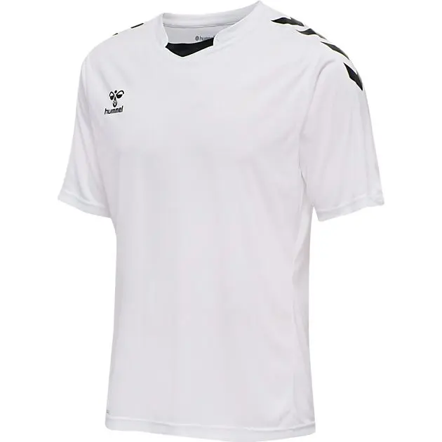 HUMMEL hmlCORE XK POLY JERSEY S/S WHITE Herre
