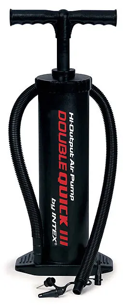 INTEX LUFTPUMPE DOBBEL QUICK III M/ BALL NIPPEL 5 LITER Alle