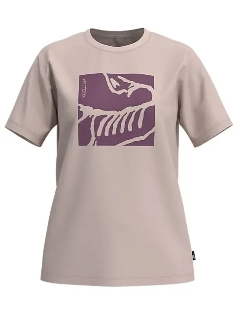 ARCTERYX Skeletile SS T-Shirt Women's 30176/Desert Salt/Jupiter Dame | Sport1.no