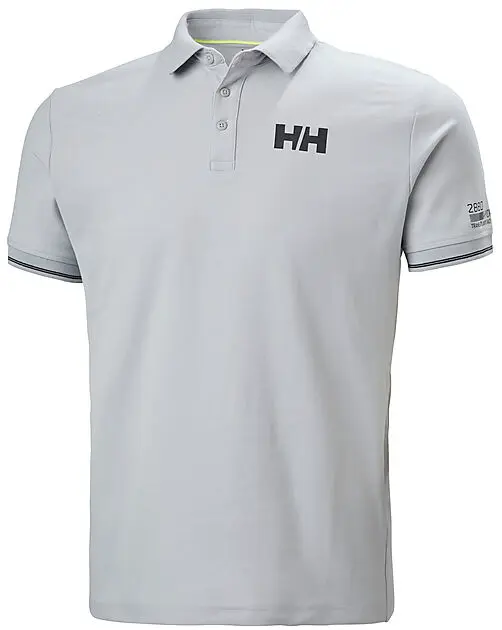 HELLY HANSEN HP SHORE POLO GREY FOG Herre | Sport1.no