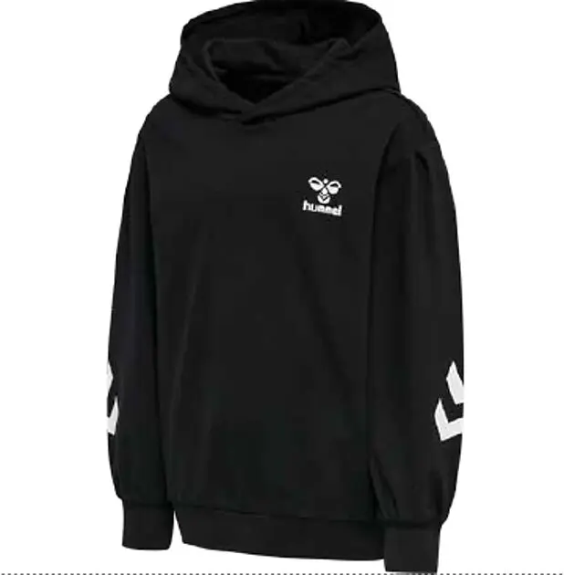 HUMMEL hmlDUE HOODIE BLACK Barn