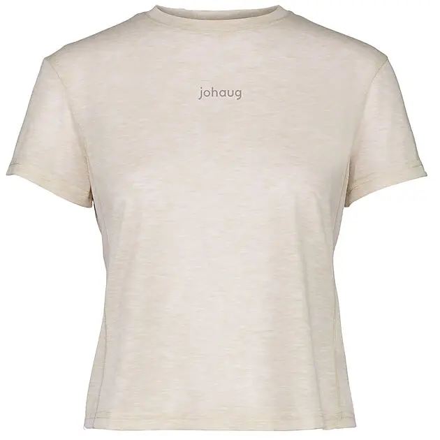 JOHAUG Aerial Ullmix 2.0 treningstskjorte Light Beige Dame