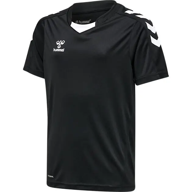 HUMMEL hmlCORE XK POLY JERSEY S/S KIDS BLACK Barn