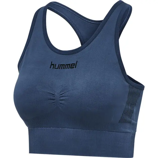 HUMMEL HUMMEL FIRST SEAMLESS BRA WOMEN DARK DENIM Dame | Sport1.no