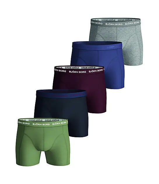 BJØRN BORG SHORTS SEASONAL SOLIDS 5p 81421/Oil Green Herre | Sport1.no