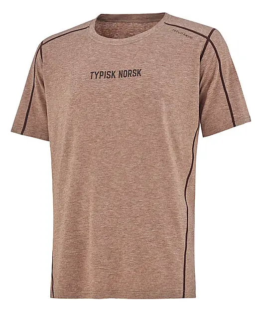 JOTUNHEIM Ull/bambus Tee Typisk/Rawhide Herre | Sport1.no