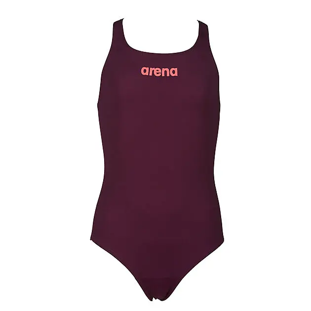 ARENA G SOLID SWIM PRO JR 439/RED WINE-SHINY PINK Junior