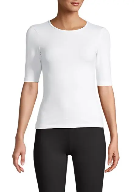 CASALL Rib Tee White Dame | Sport1.no