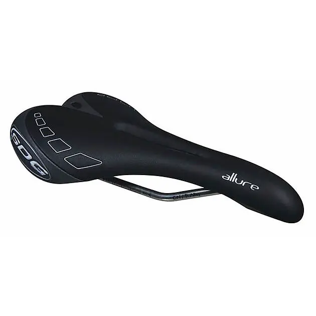 SDG ALLURE: Ti-Alloy, Women's Specific MTB Sadel Black/Grey Dame | Sport1.no