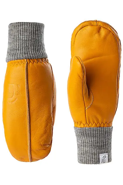 JOHAUG Leather Mitten OCHER Dame | Sport1.no