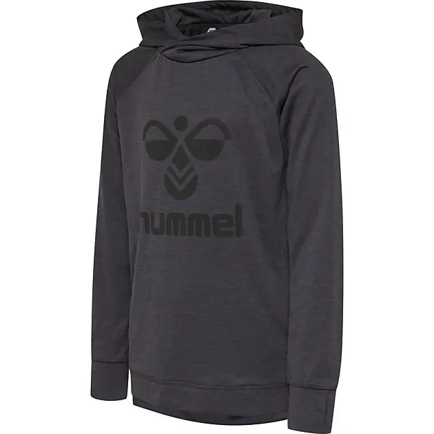 HUMMEL HARALD HOODIE 1498/GRAPHITE/BLACK Barn | Sport1.no