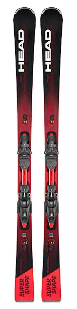 HEAD Supershape e-Rally m/PRD 12 GW BRAKE 85 [F] Black / Red - 100859 PRD 12 GW BR.85[F] Herre