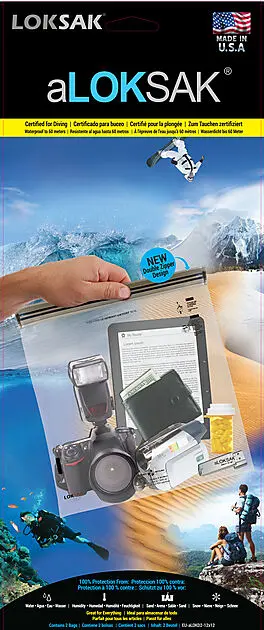 LOKSAK Aloksak Set à 2 pcs (30.5 x 31.8 cm) Kartmappe  Alle | Sport1.no