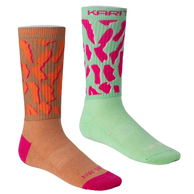 KARI TRAA PUFFIN SOCK 2PK COR Dame