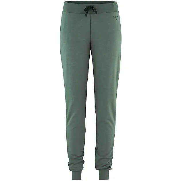 KARI TRAA KARI PANT DUSTY MIDTONE GREEN Dame